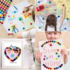 Dot Stickers 2100 Pcs, 3/4″ Color Coding Labels Decor Classroom Must Haves, R…
