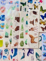 279+ Sticker Lot animals butterfly cat kittens bird flowers plants sea wild life