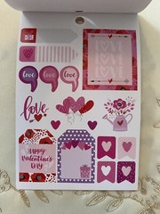 RECOLLECTIONS VALENTINE’S DAY STICKERS 216 PC STICKERS 12 SHEETS ROMANCE