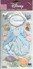 DISNEY CINDERELLA Prince Princess Flowers Dancing Jewels Gown Stickers U PICK