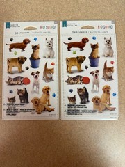 The Paper Studio Puffy Animal & Insect Stickers Multicolor 494889