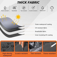 Truck Cover for Nissan Frontier Crew Cab 5′ (2004-2025) & King Cab 6’1″ (2004…