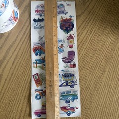Vintage Travel RV Sticker ROLL Stickers, RV, Picnic, Travel, Scenic Route Camper