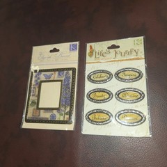 K&Company Life’s Journey Metal Art Scrapbooking Embellishments Lot of 9 Packs