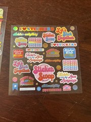 Pipsticks Pro Sticker Club Classic Pack 2 Sheets July 2021