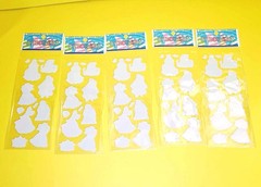 LOT 5x STICKERS SHEETS DISNEY PRINCESS SNOW WHITE CINDERELLA BELLE ARIEL AURORA