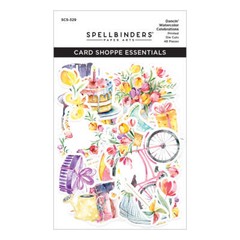 Spellbinders C/S Essentials Die-Cuts – Dancin’ Watercolor Celebrations, SCS-329
