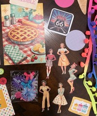 50+ Pc. Lot Junk Journal Ephemera Embellishments Recipes Baking Retro 1950’s