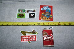 Junk Food Doody Stickers Set Of 20 Series 1&5 -Poop Emoji -Novelty food parody