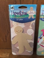 EK Success Paperkins Paper Dolls (Lot of 3) Scrapbooking Children Arts & Crafts