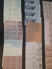 100pc 3 1/4 X 3 1/4 Scrapbook Paper Pack Printer’s Association