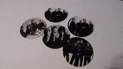 Pre Cut One Inch Bottle Cap Images COLDPLAY BAND SINGERS Free Shipping