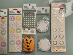Lot of Assorted Martha Stewart Crafts Stickers & Adhesives (Mostly Unused)