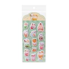 Cute Themed Decorative 3D Sticker Set for Journaling Stationery Decoration DIY