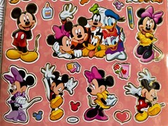 Cute 11 Sheets of Mickey & Minnie Mouse Stickers 8″ X 10″ Sheet
