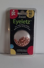 VTG Provo craft 1/8″ Medium Round= 1 Pack Of about 40 Eyeletz metallic.