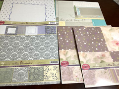Scrapbooking 12 x 12 Paper Lot 112 Total + Extra Unopened Packs, Loose, Pre-Made