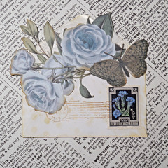 Handmade Embellishments Junk Journal Ephemera Altered Book Scrapbook Lot 1