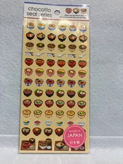 Kawaii Japanese Food Stickers Sushi Onigiri Ramen Cute Sticker Set 6 Japan