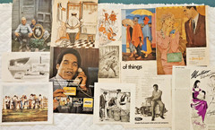 ALCOHOL CIGS MENS FASHION Ephemera Pack 50 pcs Print Ads Junk Journal Scrapbook