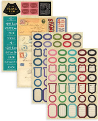 Sticker Pad 6″X8.5″ 12/Sheets – Flea Market Finds- Stationer’S Boutique