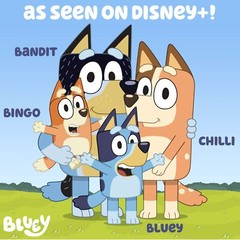 Bluey Sticker Playset – 2 Scenes & 35+ Reusable Puffy Stickers for Kids