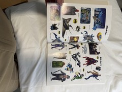 DC Comics Batman Diary Stickers Multicolor Superheroes Multiple Sheets