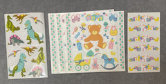 Vtg 90s Sticker Lot Mrs Grossmans Sandy Lion Barney