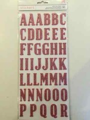 Lot of 5 AMERICAN CRAFTS ALPHA Glitter FOAM STICKER BUNDLE -New 614372