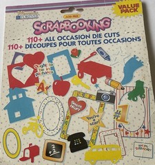 ALL OCCASIONS Die-Cut (110+pc) Memories Forever•Frames•School •Toys•Card Making•