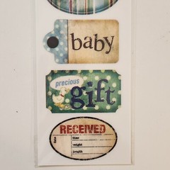 NEW Lot 7 Pkgs BABY BOY Stickers Rub-Ons Transparency Making Memories Daisy Ds-Z