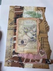 Unique Handmade Ephemera, Scrapbook,Junk Journal,tag,embellishment Mixed Media