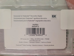 EK Success Decorative Staple bar for Fastenater – Pastels