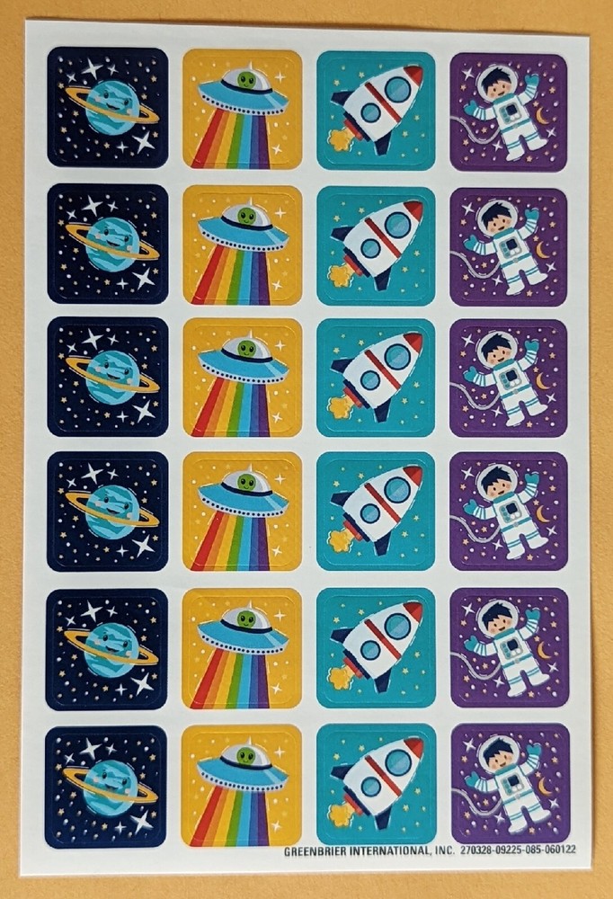 Space / Cosmos Sticker Sheet