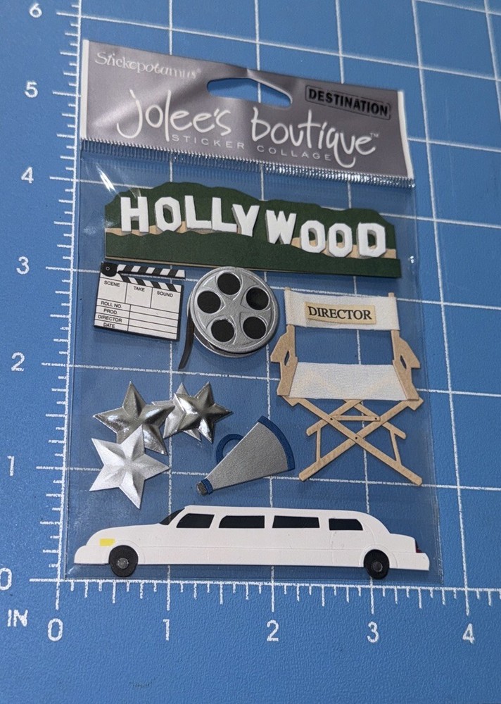 Jolee’s Boutique Destination  Dimensional Stickers Hollywood Limo Movies
