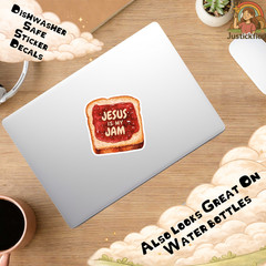 Christian Jesus Sticker, Faith Bible Decal, Inspirational Vinyl Sticker