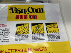5 sheets Transfer Lettering Helvetica Medium 1/4″ (24 PT.) #792