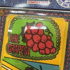 RARE Vintage SNIFFEE LINEN Iron On Imperial Toy Co. Scratch N Sniff GRAPE 1984