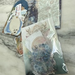100 + Ephemera Lot Junk Journal Grab Bag Scrapbook Paper Collage Scrapbooking