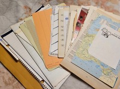 Junk Journal Book Pages, Comes With Vintage Cigar Box Over 100 Pieces
