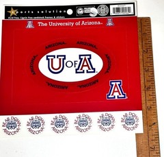 University of Arizona Wildcats NCAA Cardstock Sticker Frame