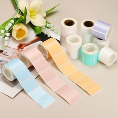 300 Pcs Thermal Sticker Paper, 1.6×0.8″ Square Thermal Printer Label, White