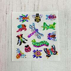 Vintage Sandylion Prismatic Stickers 1 Mod 2″X2″ Sticker Insects Bug Bee Fly