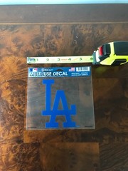 MLB Multi-Use Decal Reusable/Removable – WinCraft -NEW- LOS ANGELES DODGERS