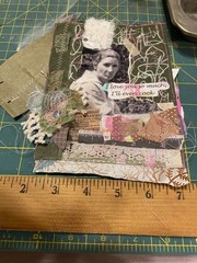 Unique Handmade Ephemera, Scrapbook,Junk Journal,tag,embellishment Mixed Media