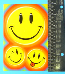 American Greetings Yellow Face Sticker Sheet