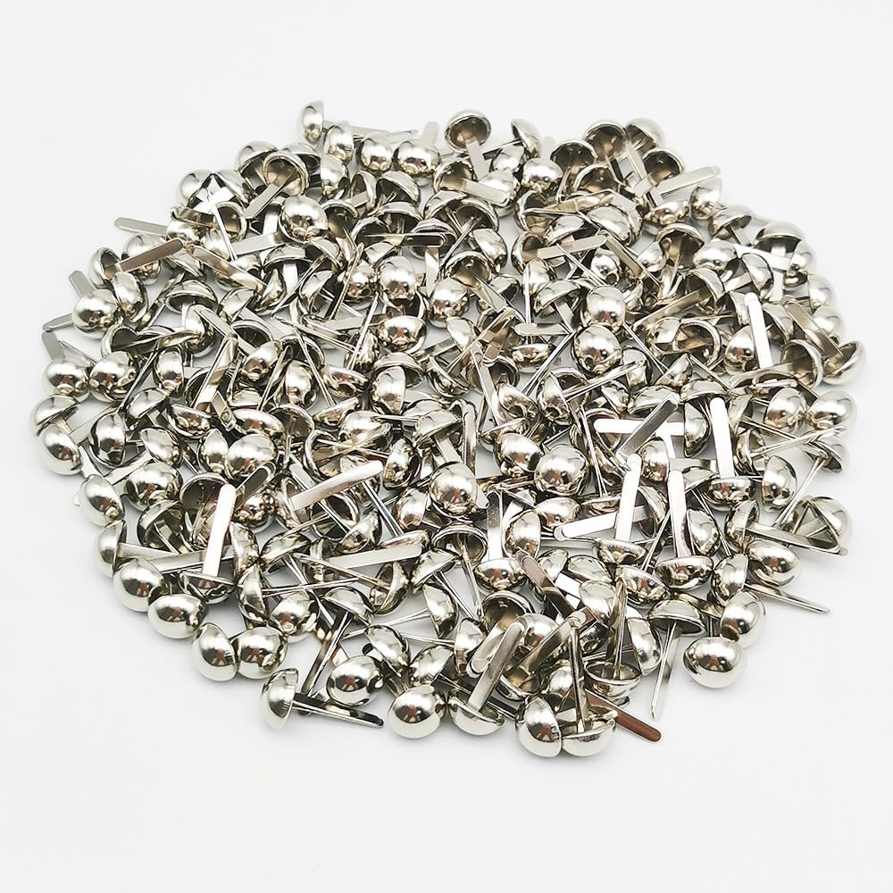 300 Pack Paper Fasteners Brads round Fasteners for Art Crafting School Project D
