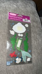 Disney+EK Success Ariel Little Mermaid Princess Fabric Fin Dimensional Sticker