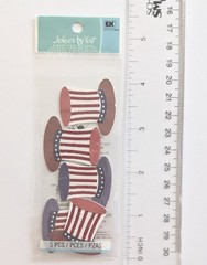 RARE Jolee’s MINI Patriotic Hats July 4th Scrapbooking Stickers
