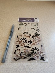 Sticko~Silver Flourishes~Stickers for scrapbooking/crafts
